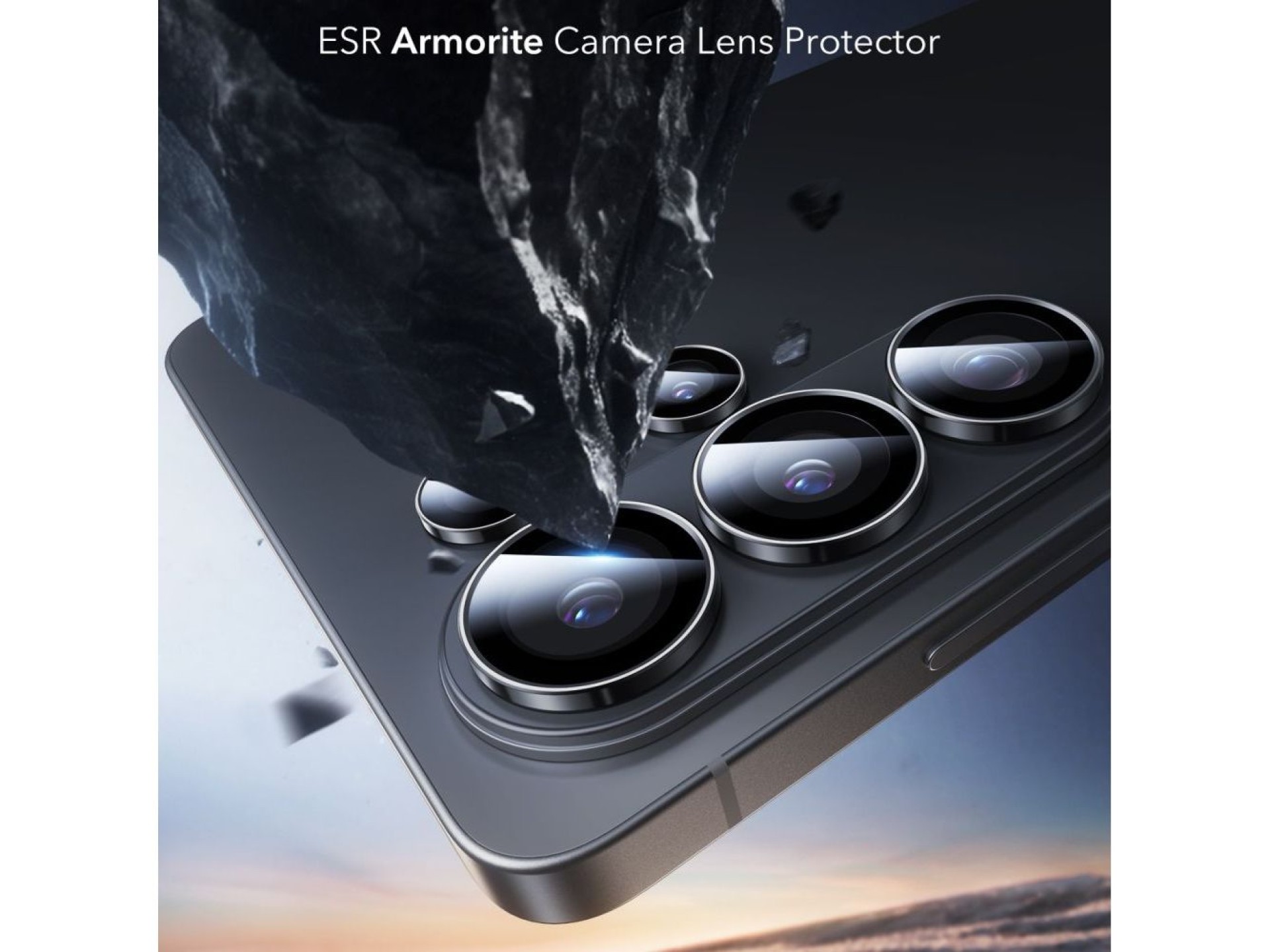 Protector de cámara ESR Armorite para Samsung Galaxy S26 Ultra - Negro