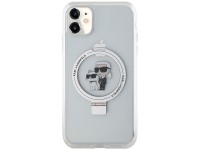 Karl Lagerfeld KLHMN61HMRSKCH iPhone 11 / Xr 6.1" blanco/blanco estuche rígido Soporte de anillo Kar Karl Lagerfeld KLHMN61HMRSKCH iPhone 11 / Xr 6.1" blanco/blanco estuche rígido Soporte de anillo Kar