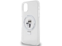Karl Lagerfeld KLHMN61HMRSKCH iPhone 11 / Xr 6.1" blanco/blanco estuche rígido Soporte de anillo Kar Karl Lagerfeld KLHMN61HMRSKCH iPhone 11 / Xr 6.1" blanco/blanco estuche rígido Soporte de anillo Kar