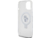 Capa rígida branca/branca Karl Lagerfeld KLHMP15SHMRSKCH para iPhone 15/14/13 de 6,1 polegadas com s Capa rígida branca/branca Karl Lagerfeld KLHMP15SHMRSKCH para iPhone 15/14/13 de 6,1 polegadas com s