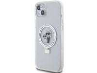 Karl Lagerfeld KLHMP15MHMRSKCH iPhone 15 Plus / 14 Plus 6.7" blanco/blanco estuche rígido Soporte de Karl Lagerfeld KLHMP15MHMRSKCH iPhone 15 Plus / 14 Plus 6.7" blanco/blanco estuche rígido Soporte de