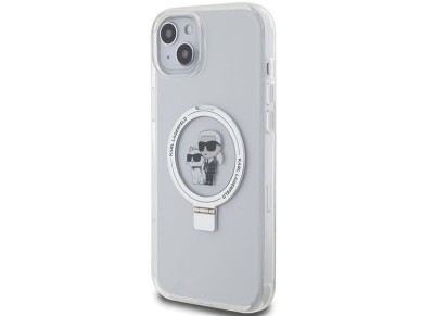 Karl Lagerfeld KLHMP15MHMRSKCH iPhone 15 Plus / 14 Plus 6.7" white/white hardcase Ring Stand Karl&Ch Karl Lagerfeld KLHMP15MHMRSKCH iPhone 15 Plus / 14 Plus 6.7" white/white hardcase Ring Stand Karl&Ch