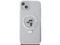 Karl Lagerfeld KLHMP15MHMRSKCH iPhone 15 Plus / 14 Plus 6.7" blanco/blanco estuche rígido Soporte de Karl Lagerfeld KLHMP15MHMRSKCH iPhone 15 Plus / 14 Plus 6.7" blanco/blanco estuche rígido Soporte de