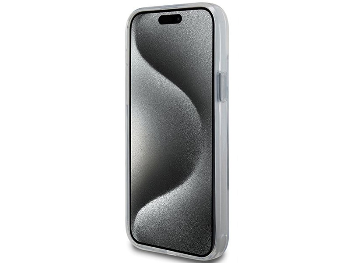 Karl Lagerfeld KLHMP15MHMRSKCH iPhone 15 Plus / 14 Plus 6.7" blanco/blanco estuche rígido Soporte de