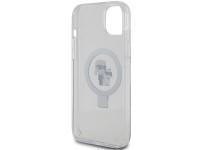 Karl Lagerfeld KLHMP15MHMRSKCH iPhone 15 Plus / 14 Plus 6.7" blanco/blanco estuche rígido Soporte de Karl Lagerfeld KLHMP15MHMRSKCH iPhone 15 Plus / 14 Plus 6.7" blanco/blanco estuche rígido Soporte de