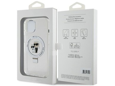 Karl Lagerfeld KLHMP15MHMRSKCH iPhone 15 Plus / 14 Plus 6.7" white/white hardcase Ring Stand Karl&Ch Karl Lagerfeld KLHMP15MHMRSKCH iPhone 15 Plus / 14 Plus 6.7" white/white hardcase Ring Stand Karl&Ch