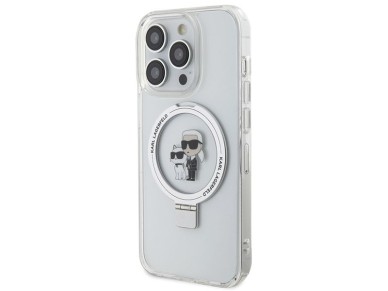 Karl Lagerfeld KLHMP15XHMRSKCH iPhone 15 Pro Max 6.7" white/white hardcase Ring Stand Karl&Choupette Karl Lagerfeld KLHMP15XHMRSKCH iPhone 15 Pro Max 6.7" white/white hardcase Ring Stand Karl&Choupette