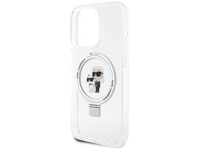 Karl Lagerfeld KLHMP15XHMRSKCH iPhone 15 Pro Max 6.7" white/white hardcase Ring Stand Karl&Choupette Karl Lagerfeld KLHMP15XHMRSKCH iPhone 15 Pro Max 6.7" white/white hardcase Ring Stand Karl&Choupette