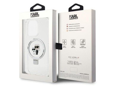 Karl Lagerfeld KLHMP15XHMRSKCH iPhone 15 Pro Max 6.7" white/white hardcase Ring Stand Karl&Choupette Karl Lagerfeld KLHMP15XHMRSKCH iPhone 15 Pro Max 6.7" white/white hardcase Ring Stand Karl&Choupette