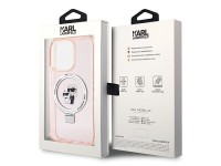 Karl Lagerfeld KLHMP15XHMRSKCP iPhone 15 Pro Max 6.7" pink/pink hardcase Ring Stand Karl&Choupette M Karl Lagerfeld KLHMP15XHMRSKCP iPhone 15 Pro Max 6.7" pink/pink hardcase Ring Stand Karl&Choupette M