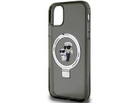Suporte de anel Karl Lagerfeld, capa MagSafe Karl&Choupette para iPhone 11/Xr - preta Suporte de anel Karl Lagerfeld, capa MagSafe Karl&Choupette para iPhone 11/Xr - preta