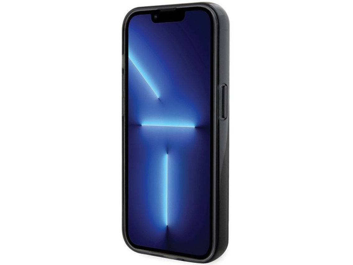 Karl Lagerfeld KLHMP13LHMRSKCK iPhone 13 Pro 6.1" black/black hardcase Ring Stand Karl&Choupette Mag