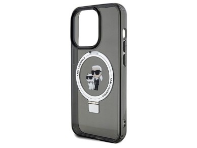 Karl Lagerfeld Ring Stand Karl&Choupette MagSafe case for iPhone 13 Pro Max - black Karl Lagerfeld Ring Stand Karl&Choupette MagSafe case for iPhone 13 Pro Max - black