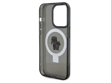 Karl Lagerfeld Ring Stand Karl&Choupette MagSafe case for iPhone 13 Pro Max - black Karl Lagerfeld Ring Stand Karl&Choupette MagSafe case for iPhone 13 Pro Max - black