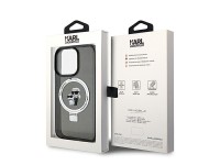 Karl Lagerfeld Ring Stand Karl&Choupette MagSafe case for iPhone 13 Pro Max - black Karl Lagerfeld Ring Stand Karl&Choupette MagSafe case for iPhone 13 Pro Max - black