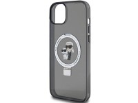 Soporte para anillos Karl Lagerfeld Funda MagSafe Karl&Choupette para iPhone 14 / 15 / 13 - negro Soporte para anillos Karl Lagerfeld Funda MagSafe Karl&Choupette para iPhone 14 / 15 / 13 - negro