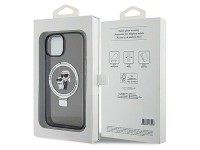 Soporte para anillos Karl Lagerfeld Funda MagSafe Karl&Choupette para iPhone 14 / 15 / 13 - negro Soporte para anillos Karl Lagerfeld Funda MagSafe Karl&Choupette para iPhone 14 / 15 / 13 - negro