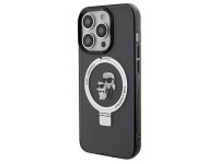 Suporte de anel Karl Lagerfeld, capa MagSafe Karl&Choupette para iPhone 14 Pro - preta Suporte de anel Karl Lagerfeld, capa MagSafe Karl&Choupette para iPhone 14 Pro - preta