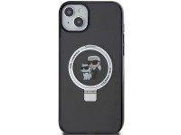 Capa rígida preta/preta Karl Lagerfeld KLHMP15SHMRSKCK para iPhone 15 de 6,1" com suporte de anel Ka Capa rígida preta/preta Karl Lagerfeld KLHMP15SHMRSKCK para iPhone 15 de 6,1" com suporte de anel Ka