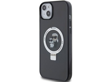 Karl Lagerfeld KLHMP15MHMRSKCK iPhone 15 Plus 6.7" negro/negro estuche rígido Soporte de anillo Karl Karl Lagerfeld KLHMP15MHMRSKCK iPhone 15 Plus 6.7" negro/negro estuche rígido Soporte de anillo Karl