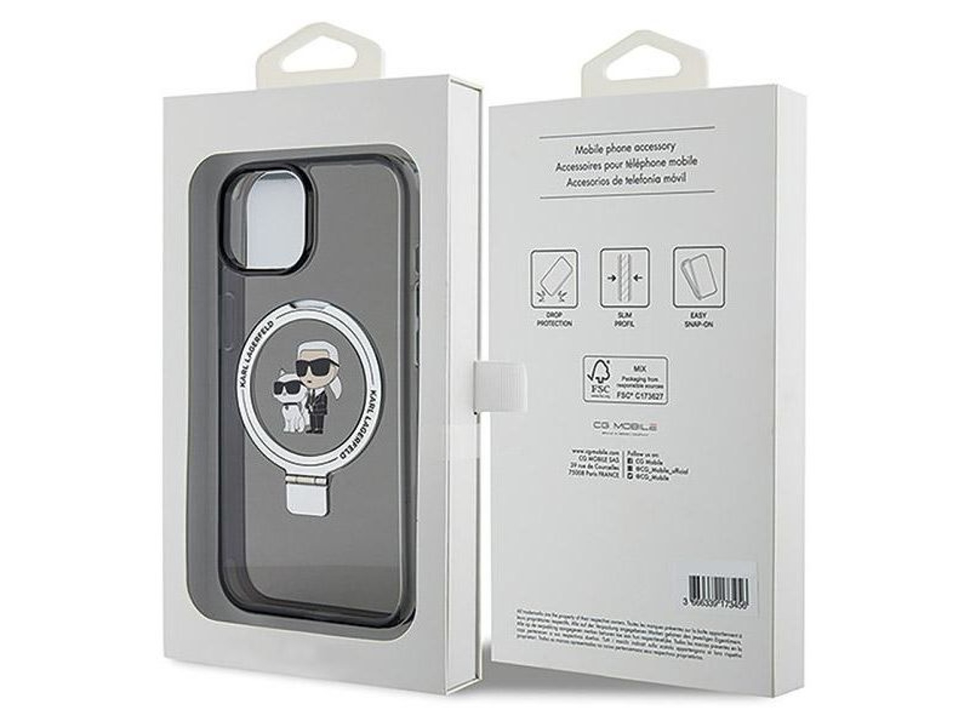 Karl Lagerfeld KLHMP15MHMRSKCK iPhone 15 Plus 6.7