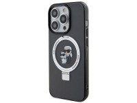 Capa rígida preta/preta Karl Lagerfeld KLHMP15LHMRSKCK para iPhone 15 Pro de 6,1" com suporte de ane Capa rígida preta/preta Karl Lagerfeld KLHMP15LHMRSKCK para iPhone 15 Pro de 6,1" com suporte de ane