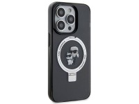 Capa rígida preta/preta Karl Lagerfeld KLHMP15LHMRSKCK para iPhone 15 Pro de 6,1" com suporte de ane Capa rígida preta/preta Karl Lagerfeld KLHMP15LHMRSKCK para iPhone 15 Pro de 6,1" com suporte de ane