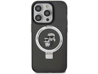 Karl Lagerfeld KLHMP15XHMRSKCK iPhone 15 Pro Max 6.7" negro/negro estuche rígido Soporte de anillo K Karl Lagerfeld KLHMP15XHMRSKCK iPhone 15 Pro Max 6.7" negro/negro estuche rígido Soporte de anillo K