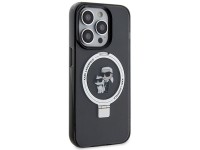 Karl Lagerfeld KLHMP15XHMRSKCK iPhone 15 Pro Max 6.7" negro/negro estuche rígido Soporte de anillo K Karl Lagerfeld KLHMP15XHMRSKCK iPhone 15 Pro Max 6.7" negro/negro estuche rígido Soporte de anillo K