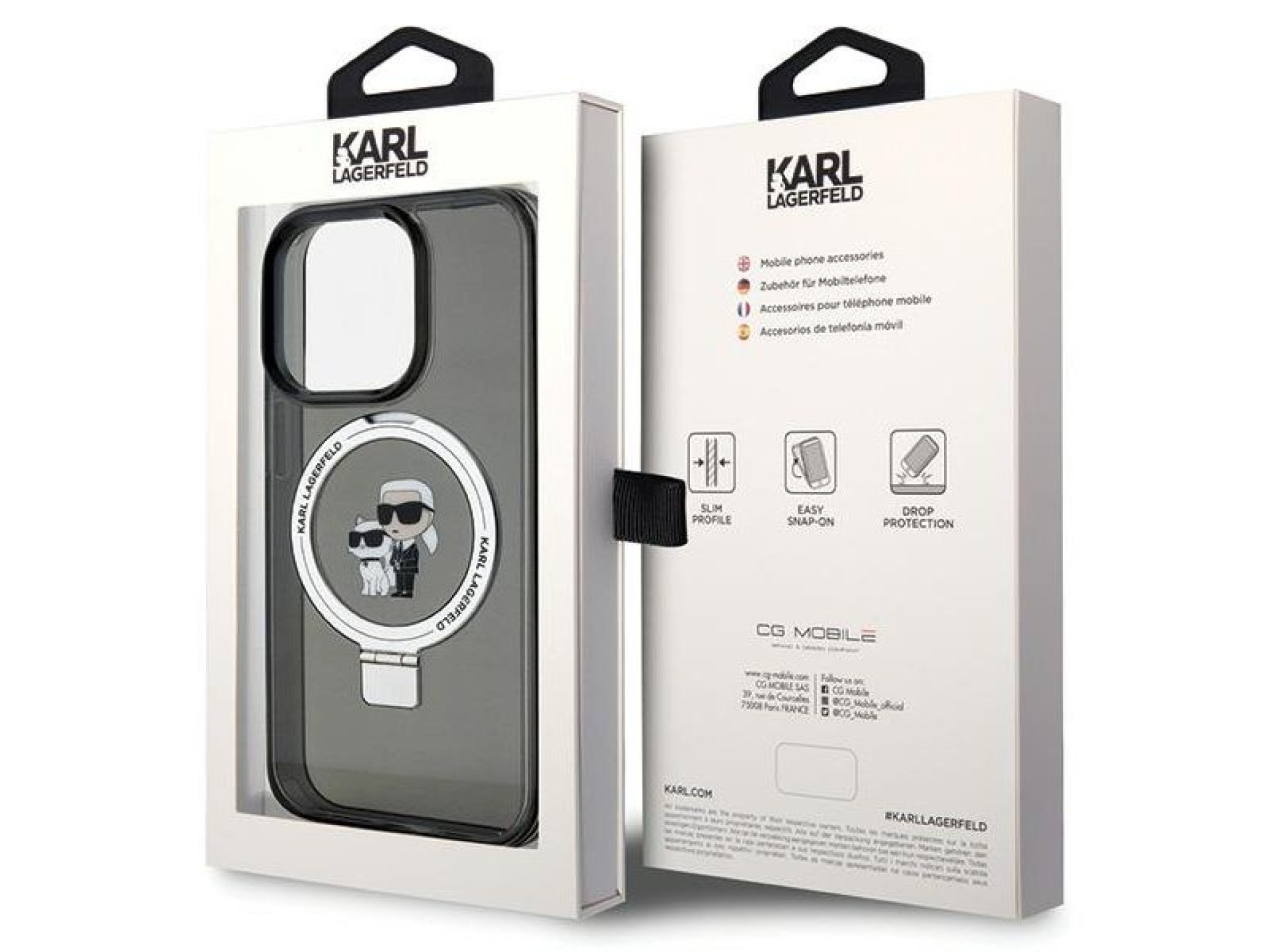 Karl Lagerfeld KLHMP15XHMRSKCK iPhone 15 Pro Max 6.7