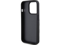 Capa Karl Lagerfeld Saffiano Cardslots and Stand Monogram Ikonik Patch para iPhone 15 Pro - preta Capa Karl Lagerfeld Saffiano Cardslots and Stand Monogram Ikonik Patch para iPhone 15 Pro - preta