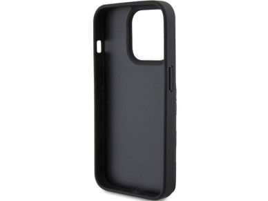 Karl Lagerfeld Saffiano Cardslots and Stand Monogram Choupette Case for iPhone 15 Pro - Black Karl Lagerfeld Saffiano Cardslots and Stand Monogram Choupette Case for iPhone 15 Pro - Black