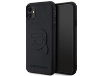 Funda rígida Karl Lagerfeld KLHCN613DRKNK para iPhone 11/Xr de 6,1" en color negro/negro, con diseño Funda rígida Karl Lagerfeld KLHCN613DRKNK para iPhone 11/Xr de 6,1" en color negro/negro, con diseño