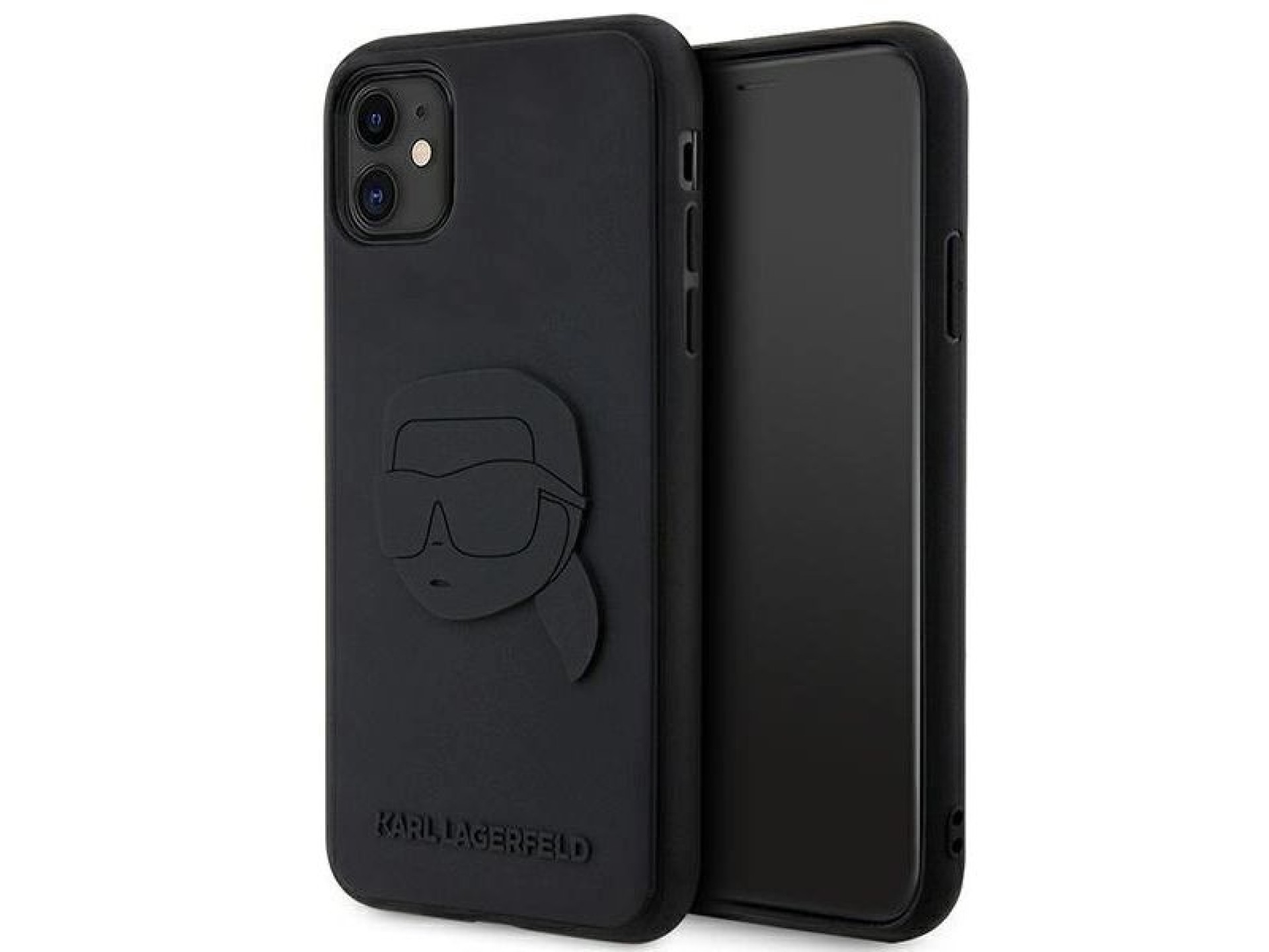 Funda rígida Karl Lagerfeld KLHCN613DRKNK para iPhone 11/Xr de 6,1