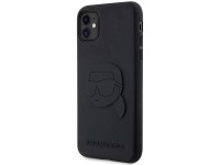 Funda rígida Karl Lagerfeld KLHCN613DRKNK para iPhone 11/Xr de 6,1" en color negro/negro, con diseño Funda rígida Karl Lagerfeld KLHCN613DRKNK para iPhone 11/Xr de 6,1" en color negro/negro, con diseño