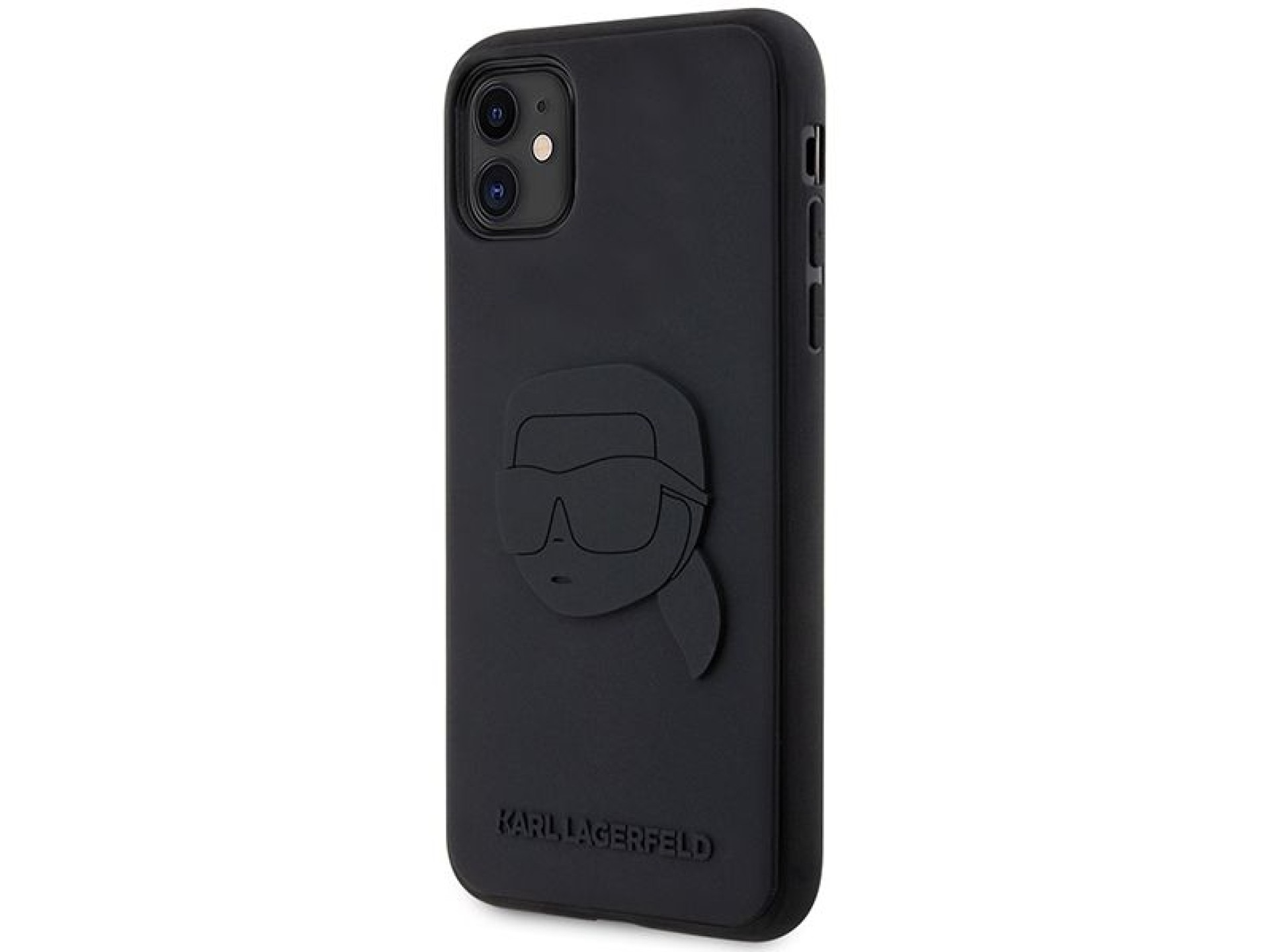 Funda rígida Karl Lagerfeld KLHCN613DRKNK para iPhone 11/Xr de 6,1
