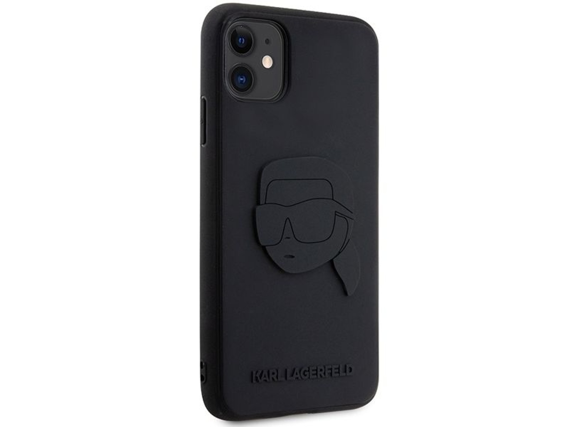 Funda rígida Karl Lagerfeld KLHCN613DRKNK para iPhone 11/Xr de 6,1
