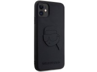 Funda rígida Karl Lagerfeld KLHCN613DRKNK para iPhone 11/Xr de 6,1" en color negro/negro, con diseño Funda rígida Karl Lagerfeld KLHCN613DRKNK para iPhone 11/Xr de 6,1" en color negro/negro, con diseño
