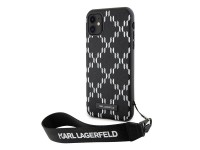 Karl Lagerfeld KLHCN61SAKLMBSK iPhone 11 / Xr 6.1" negro/negro estuche rígido Monogram Losange Saffi Karl Lagerfeld KLHCN61SAKLMBSK iPhone 11 / Xr 6.1" negro/negro estuche rígido Monogram Losange Saffi
