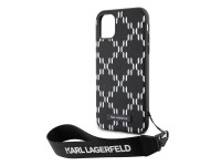Karl Lagerfeld KLHCN61SAKLMBSK iPhone 11 / Xr 6.1" negro/negro estuche rígido Monogram Losange Saffi Karl Lagerfeld KLHCN61SAKLMBSK iPhone 11 / Xr 6.1" negro/negro estuche rígido Monogram Losange Saffi
