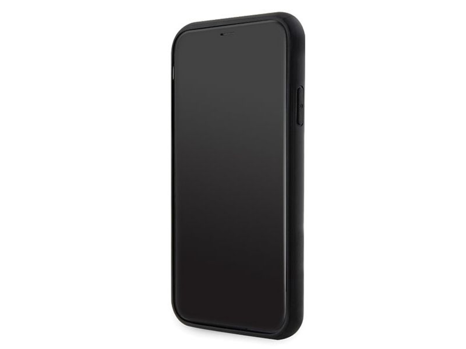 Funda rígida negra Karl Lagerfeld KLHCN61G2CPK para iPhone 11/Xr de 6,1