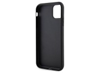 Funda r�gida negra Karl Lagerfeld KLHCN61G2CPK para iPhone 11/Xr de 6,1" con parche Glitter Choupett