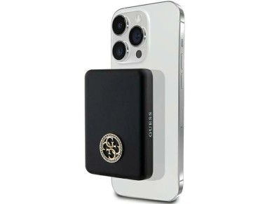 Bater�a externa Guess MagSafe 4G con logotipo met�lico strassed, carga por inducci�n, 5W, 3000mAh - 