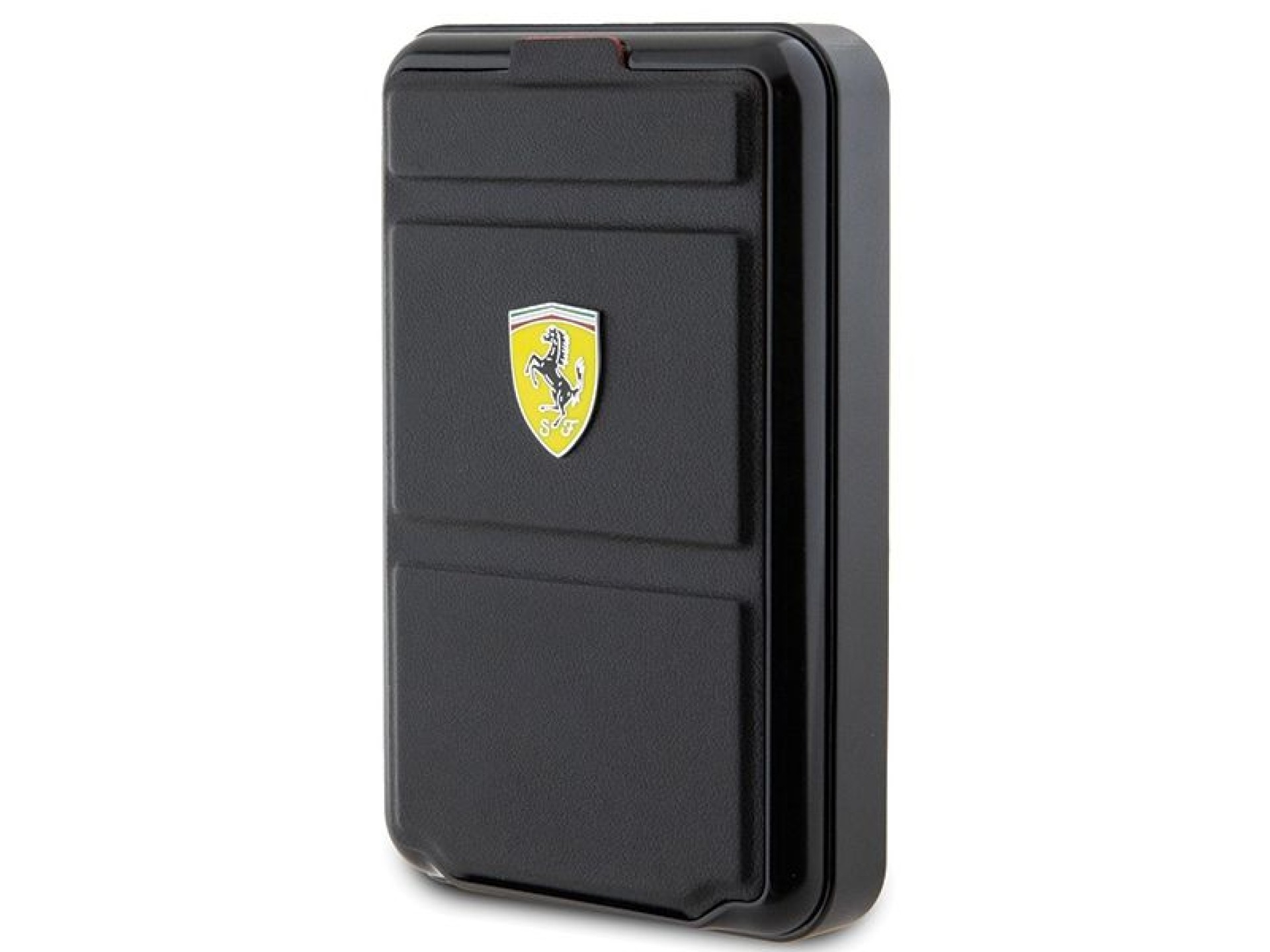 Powerbank Ferrari com logotipo metálico, MagSafe, indução, 15W, 10000 mAh com função de suporte - pr