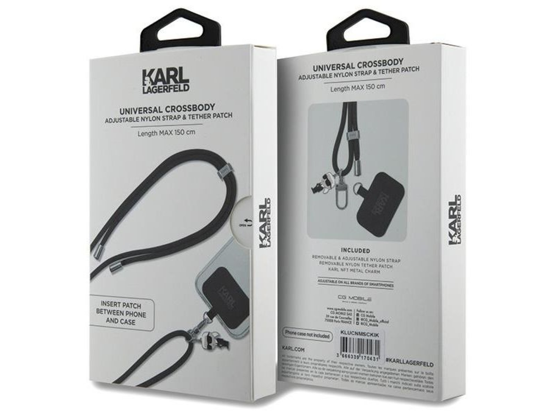 Karl Lagerfeld KLUCNMSCKIK Universal CBDY Cord case - black