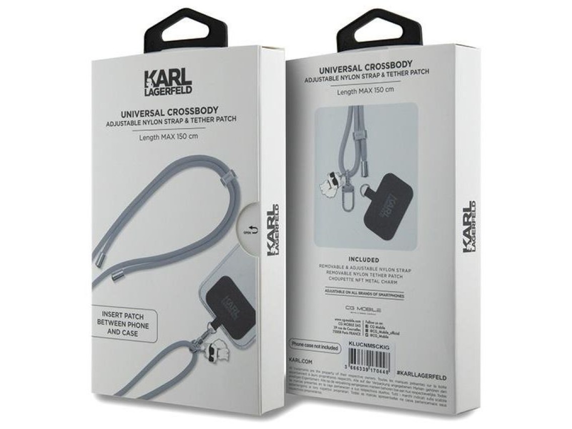 Karl Lagerfeld KLUCNMSCKIG Universal CBDY Cord case - black