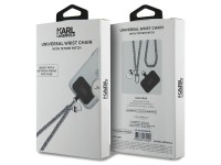 Karl Lagerfeld KLUCHCSKPK Universal Universal Hand Strap Choupette case - silver Karl Lagerfeld KLUCHCSKPK Universal Universal Hand Strap Choupette case - silver