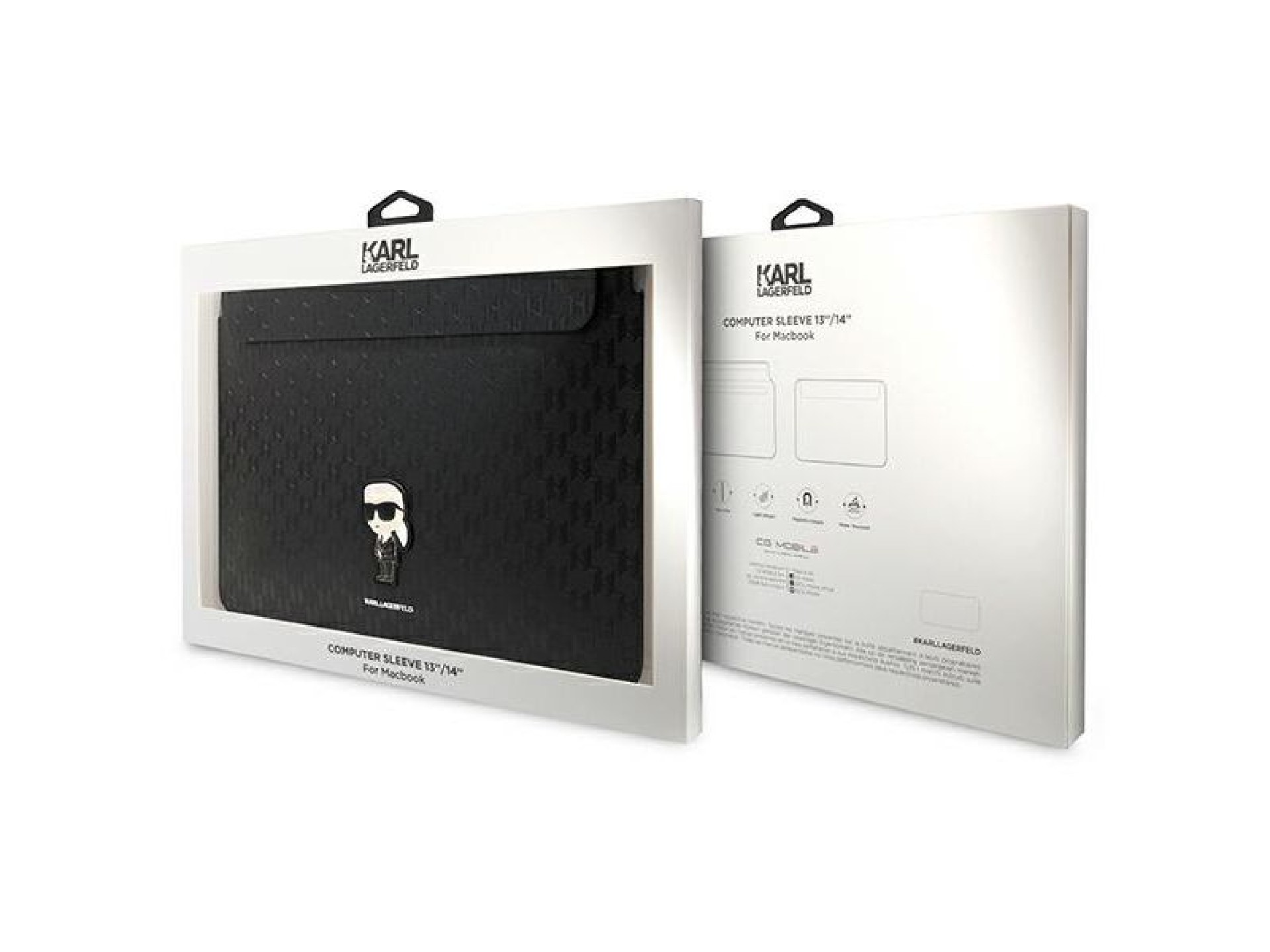 Karl Lagerfeld Saffiano Monogram Ikonik case for a 14