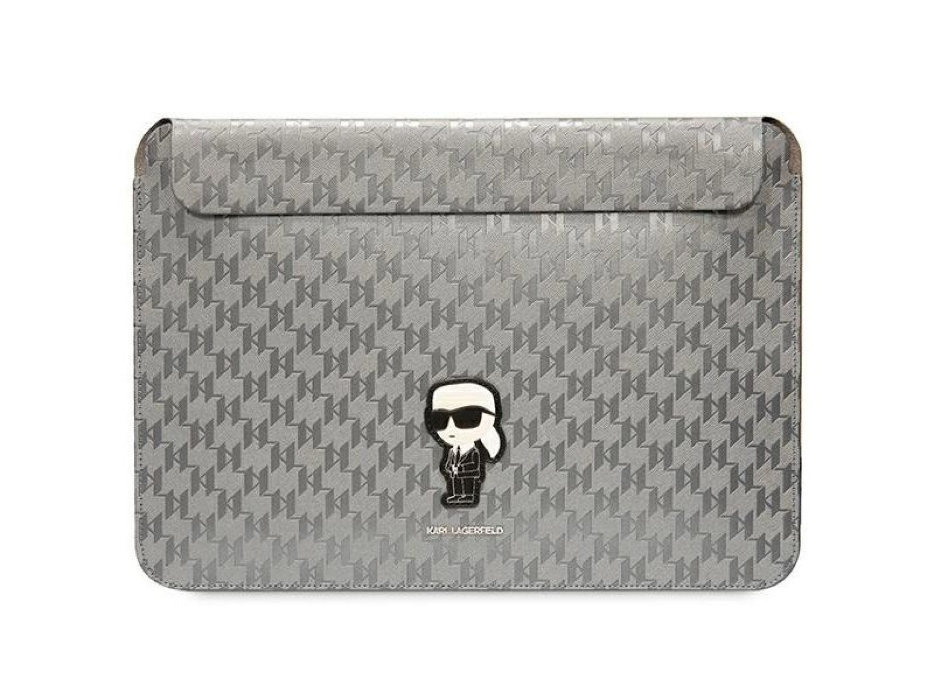Capa Karl Lagerfeld Saffiano Monogram Ikonik para laptop de 14