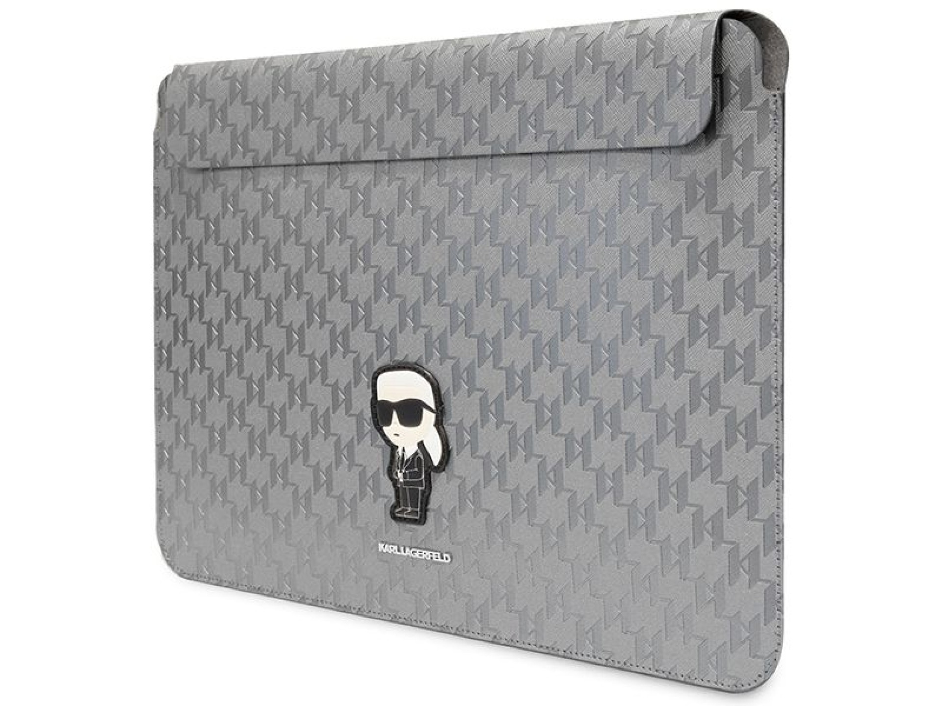 Capa Karl Lagerfeld Saffiano Monogram Ikonik para laptop de 14